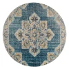 Amer Eternal ETE-22 Witney Turquoise Rug 6 ft. 7 in. X 6 ft. 7 in.R Round