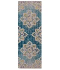 Amer Eternal Witney Vintage Turqouise Runner Rug 2'7"x7'6"