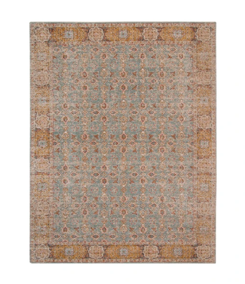 Amer Eternal Watton Vintage Teal Area Rug 7'6"x9'6"