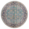 Amer Eternal ETE-28 Waltham Turquoise Rug 6 ft. 7 in. X 6 ft. 7 in.R Round