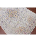 Amer Eternal Solidad Vintage Ivory/Yellow Runner Rug 2'7"x7'6"