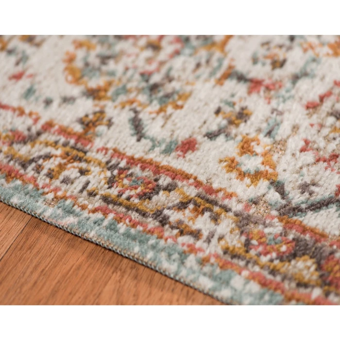 Amer Eternal Solidad Vintage Sea Blue Runner Rug 2'7"x7'6"