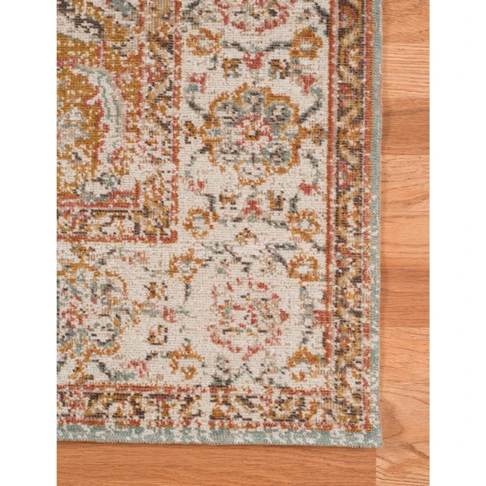 Amer Eternal Solidad Vintage Sea Blue Runner Rug 2'7"x7'6"