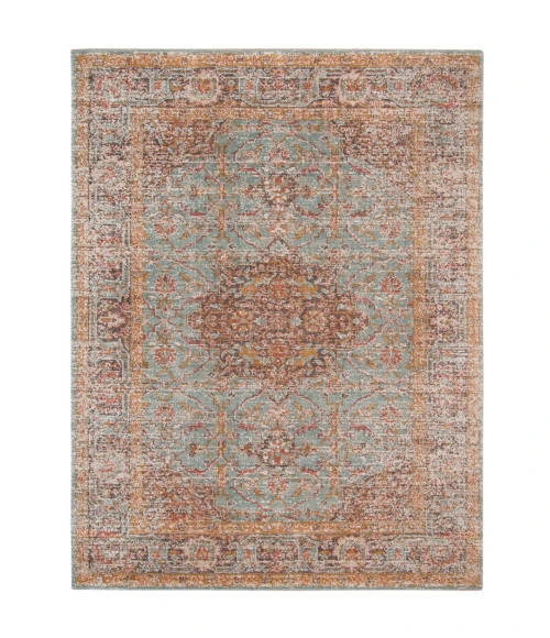 Amer Eternal Raysley Vintage Sea Green Area Rug 9'10"x13'10"