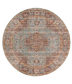 Amer Eternal ETE-30 Raysley Sea Green Rug 6 ft. 7 in. X 6 ft. 7 in.R Round