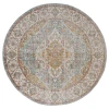 Amer Eternal ETE-3 Solidad Sea Blue Rug 6 ft. 7 in. X 6 ft. 7 in.R Round