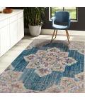 Amer Eternal Turquoise Blue ETE-22 5ft.7in. x 7ft.6in. Rect. Rug