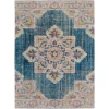 Amer Eternal Turquoise Blue ETE-22 5ft.7in. x 7ft.6in. Rect. Rug