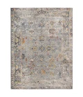 Amer Fairmont Nanthes Charcoal/Yellow Polyester Blend Area Rug 3'3"x4'11"