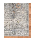 Amer Fairmont Hennasie Silver/Orange Polyester Blend Runner Rug 2'6"x7'10"