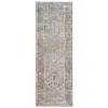 Amer Fairmont FAI-3 Hennasie Silver/Orange Rug 2 ft. 6 in. X 7 ft. 10 in. Runner