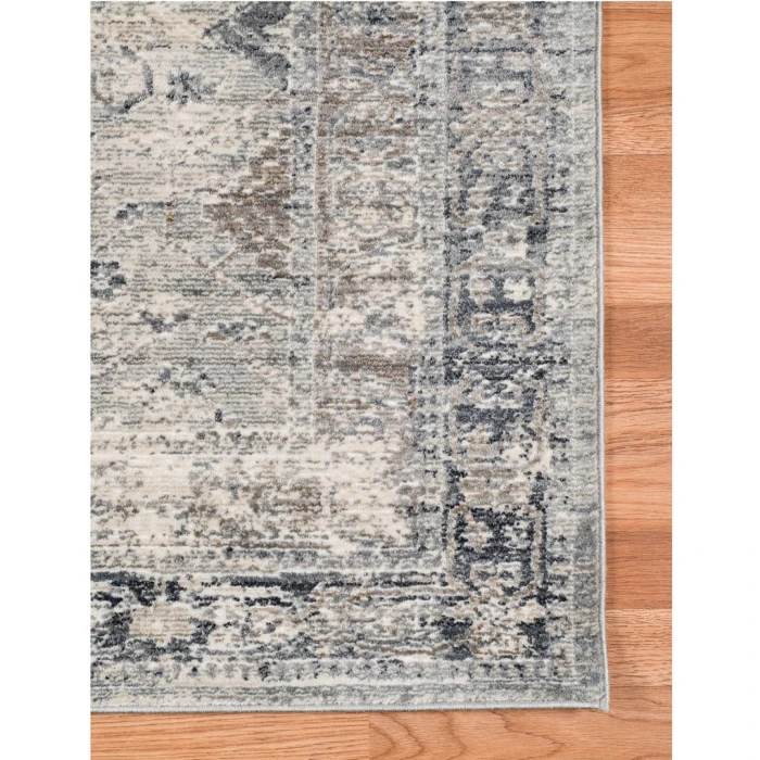 Amer Fairmont Cohaug Gray Polyester Blend Area Rug 3'3"x4'11"