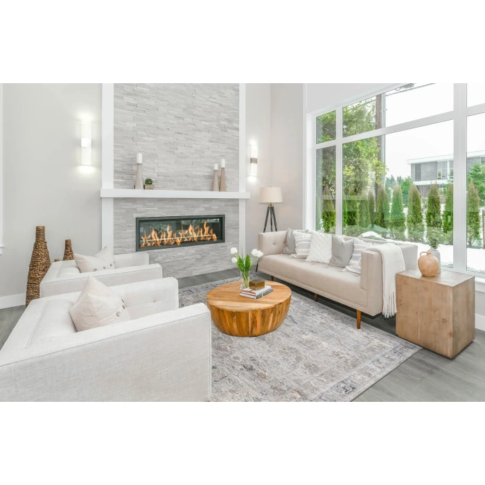 Amer Fairmont Cohaug Gray Polyester Blend Area Rug 3'3"x4'11"