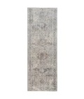 Amer Fairmont Cohaug Gray Polyester Blend Runner Rug 2'6"x7'10"