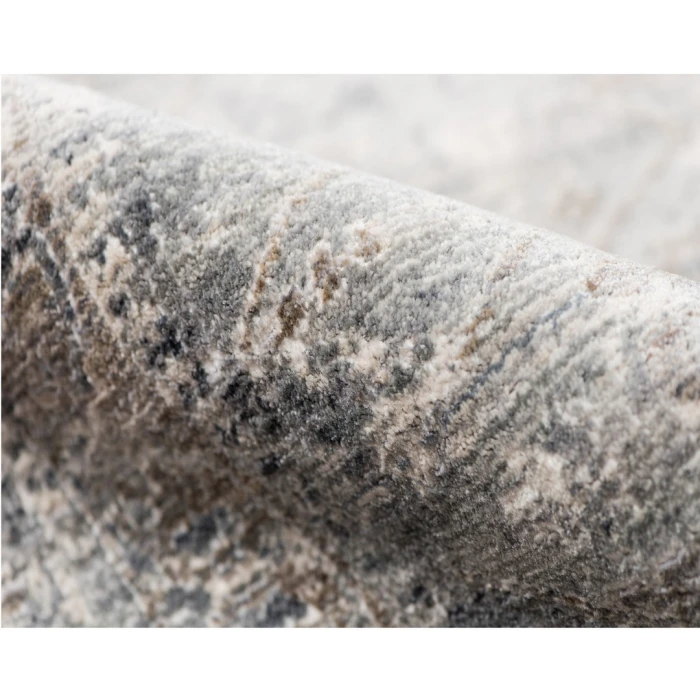Amer Fairmont Cohaug Gray Polyester Blend Area Rug 3'3"x4'11"