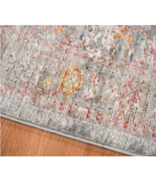 Amer Fairmont Cohaug Red Polyester Blend Area Rug 7'10"x10'10"