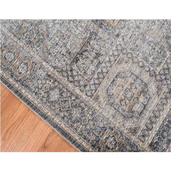 Amer Fairmont Kenseth Charcoal Polyester Blend Area Rug 7'10"x10'10"