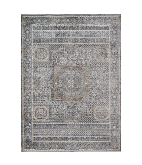 Amer Fairmont Kenseth Charcoal Polyester Blend Area Rug 2'x3'3"