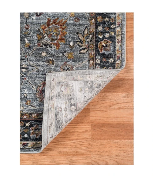 Amer Fairmont Larata Gray Polyester Blend Area Rug 5'3"x7'10"