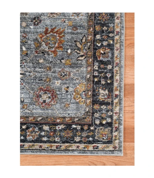 Amer Fairmont Larata Gray Polyester Blend Area Rug 5'3"x7'10"