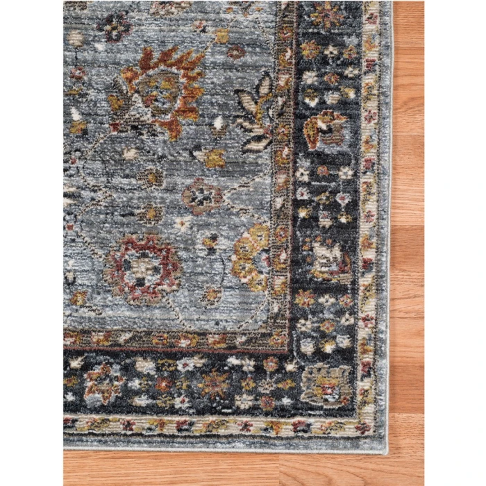Amer Fairmont Larata Gray Polyester Blend Area Rug 7'10"x10'10"