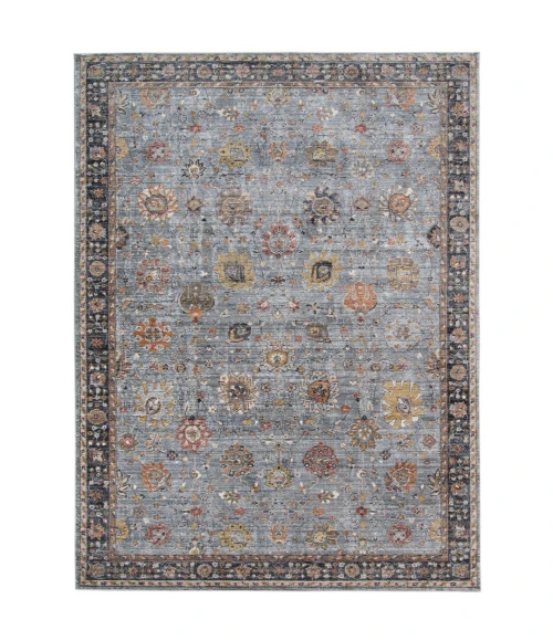 Amer Fairmont Larata Gray Polyester Blend Area Rug 5'3"x7'10"