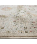 Fairmont Nesty Ivory Floral Polyester Area Rug