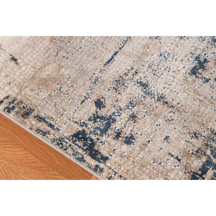 Amer Hamilton Draper Indigo Polyester Blend Area Rug 2'x3'
