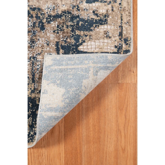 Amer Hamilton Draper Indigo Polyester Blend Area Rug 2'x3'
