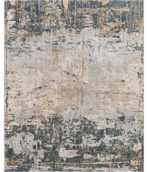Amer Hamilton Draper Indigo Polyester Blend Area Rug 4'1"x6'