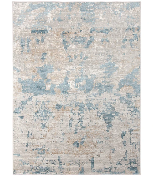 Amer Hamilton Stovall Light Blue Polyester Blend Area Rug 10'3"x14'