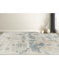 Amer Hamilton Stovall Light Blue Polyester Blend Area Rug 10'3"x14'