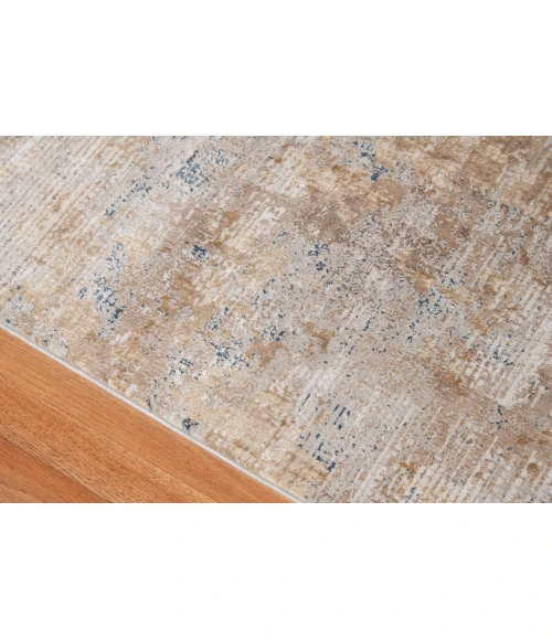 Amer Hamilton Menno Gold Polyester Blend Area Rug 10'3"x14'