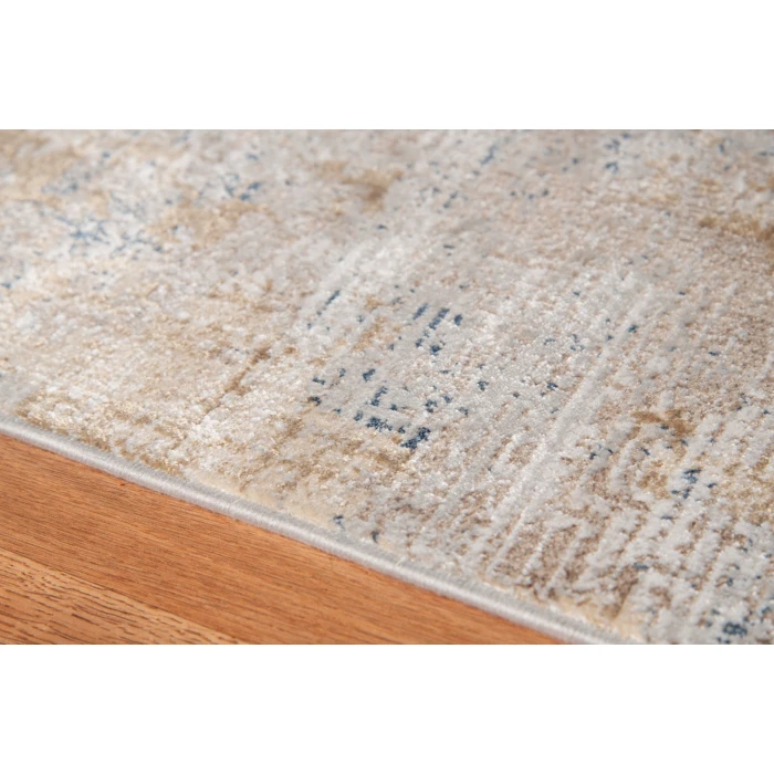 Amer Hamilton Menno Gold Polyester Blend Area Rug 7'6"x9'6"