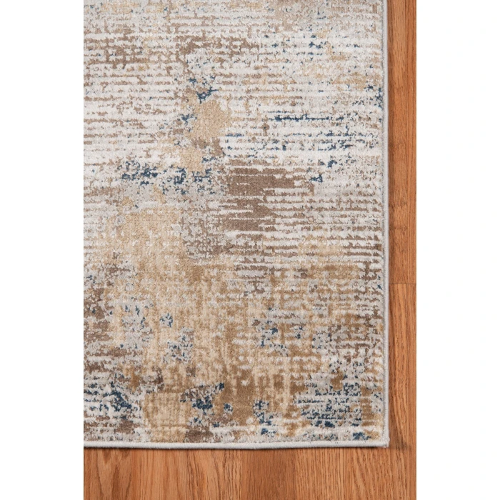 Amer Hamilton Menno Gold Polyester Blend Area Rug 7'6"x9'6"