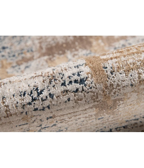 Amer Hamilton Menno Gold Polyester Blend Area Rug 10'3"x14'