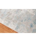 Amer Hamilton Davies Gray/Blue Polyester Blend Area Rug 4'1"x6'