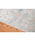 Amer Hamilton Davies Gray/Blue Polyester Blend Area Rug 4'1"x6'