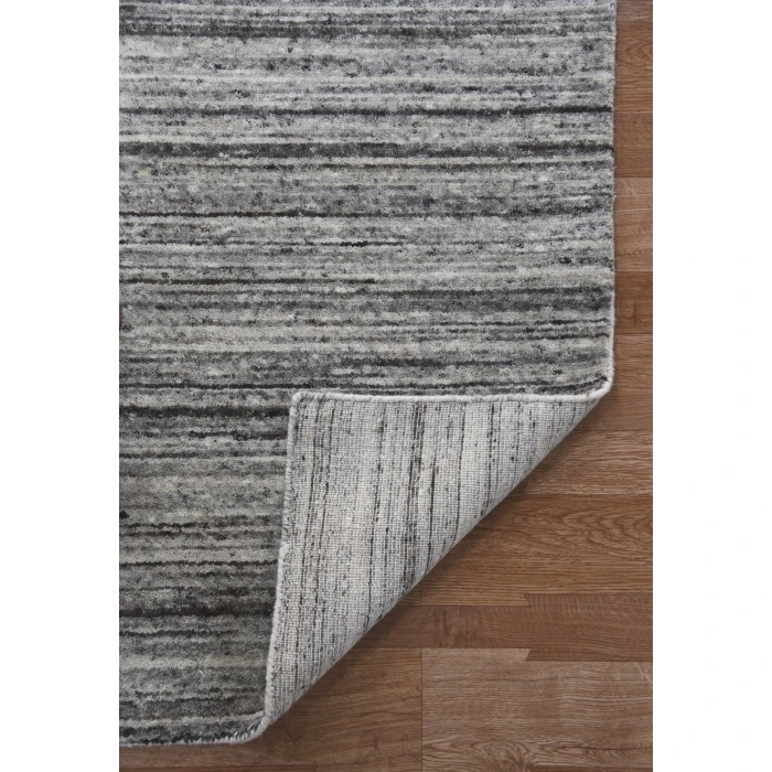 Amer Heaven Lumia Silver Hand-Woven Wool Area Rug 10'x14'