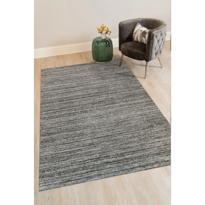 Amer Heaven Lumia Iron Hand-Woven Wool Area Rug 5'x8'
