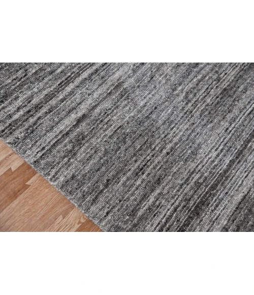Amer Heaven Lumia Dark Gray Hand-Woven Wool Area Rug 10'x14'