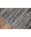 Amer Heaven Lumia Dark Gray Hand-Woven Wool Area Rug 10'x14'