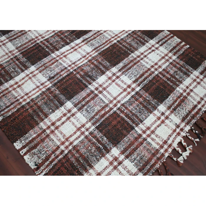 Amer Hampton Washito Brick Red Flatweave Jute Area Rug 5'x7'6"