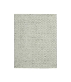 Amer Houston Aliya Natural White Hand-Woven Wool Rug 7'9" x 9'9"