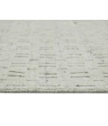 Houston Aliya Natural White Hand-Woven Wool Area Rug