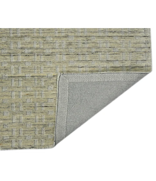 Houston Aliya Beige Hand-Woven Wool Area Rug
