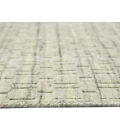 Houston Aliya Beige Hand-Woven Wool Area Rug