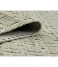 Houston Aliya Beige Hand-Woven Wool Area Rug