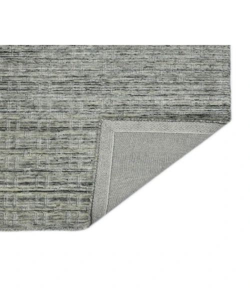 Houston Aliya Light Gray Hand-Woven Wool Area Rug