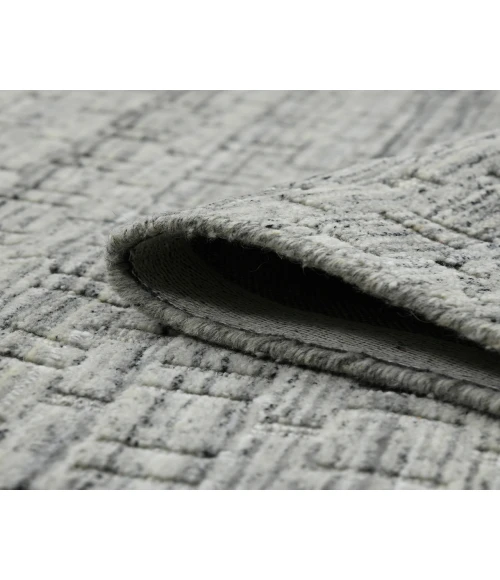 Houston Aliya Light Gray Hand-Woven Wool Area Rug